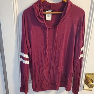 Maroon long sleeve shirt